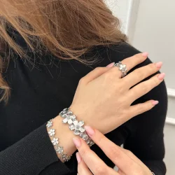 Sistie 2nd - Camellia Bangle Armbnd, Slv