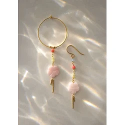 Stine A - Single Cherry Blossom Twist �rering, Forgyldt