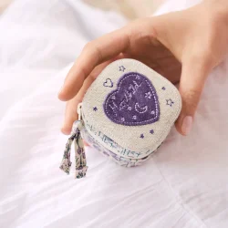 Maanesten - Alice Smykkeskrin Box, Purple Heart