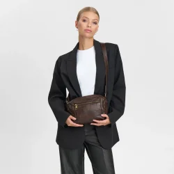 Depeche - Klassisk Crossover Taske, Winter Brown