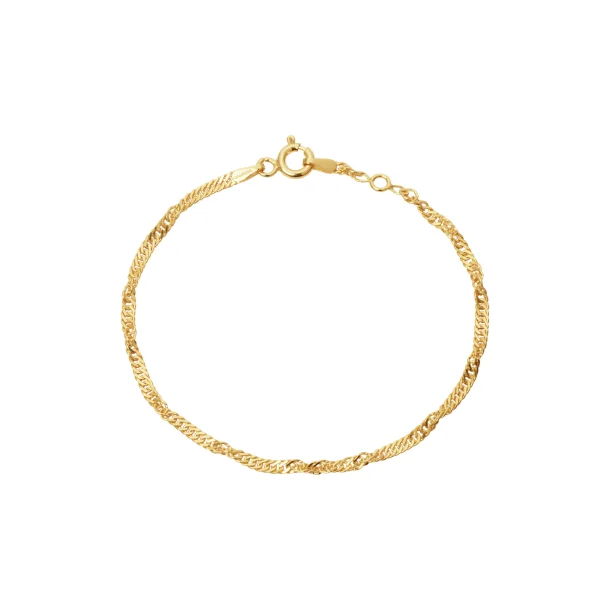 Camille Brinch - Store Zebra Armb�nd, Forgyldt