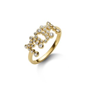 Maria Black - Mom Collet Ring, Forgyldt