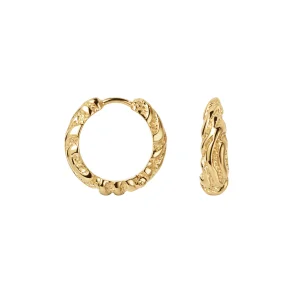 Camille Brinch - Mellem Zebra Hoops, Forgyldt