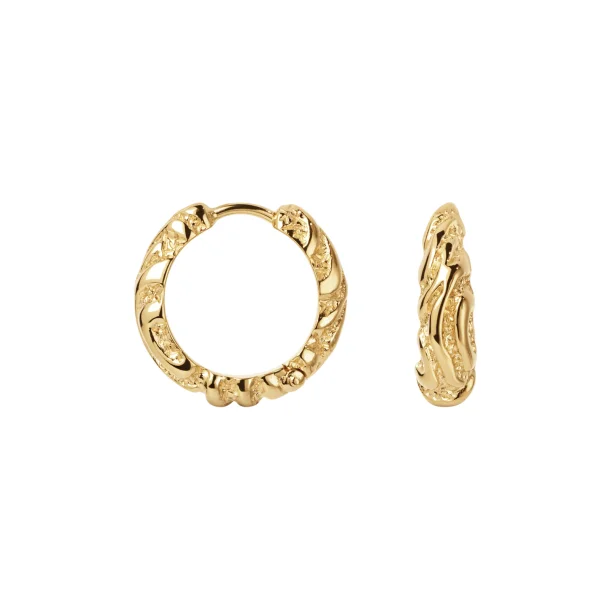 Camille Brinch - Mellem Zebra Hoops, Forgyldt