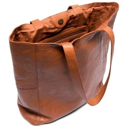 Depeche - Musthave Shopper Skindtaske, Cognac