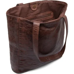 Depeche - Musthave shopper skindtaske - Winter Brown