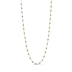 Enamel - Lola Necklace, Petrol Green