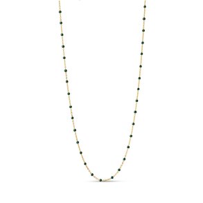 Enamel - Lola Necklace, Petrol Green