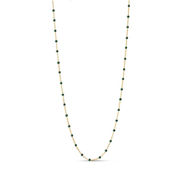 Enamel - Lola Necklace, Petrol Green