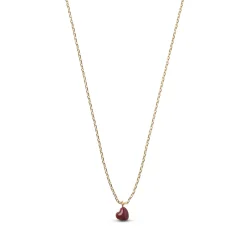 Enamel - Grand Amore Halsk�de, Bordeaux