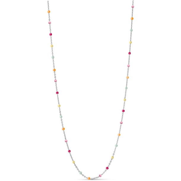 Enamel - Lola Necklace, Rainbow 