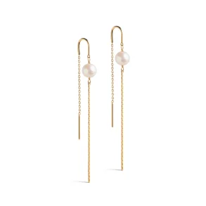 Enamel - Aga Pearl Earrings