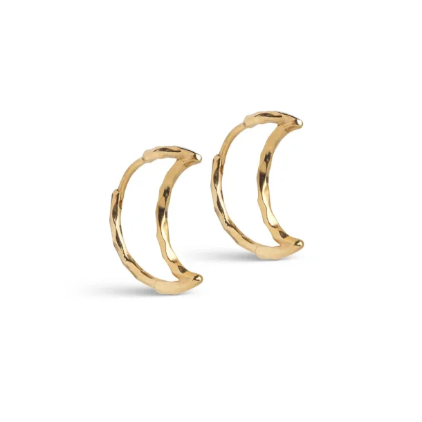 Enamel - Organic Moon Medium �reringe, Forgyldt
