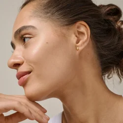 Enamel - Studs, Organic Leaf