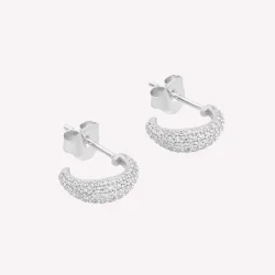 byBiehl - Ocean Flow Small Sparkle Hoops