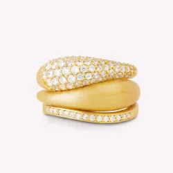 byBiehl - Ocean Flow Sparkle Ring