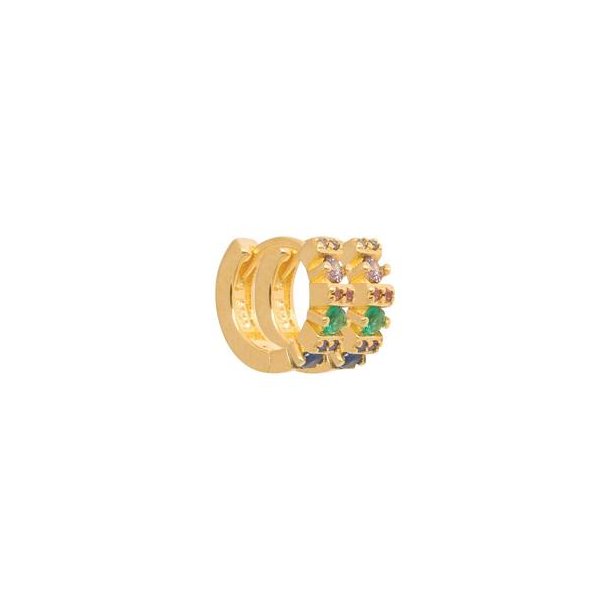 Pico - Rainy Petite Hoops, Multi