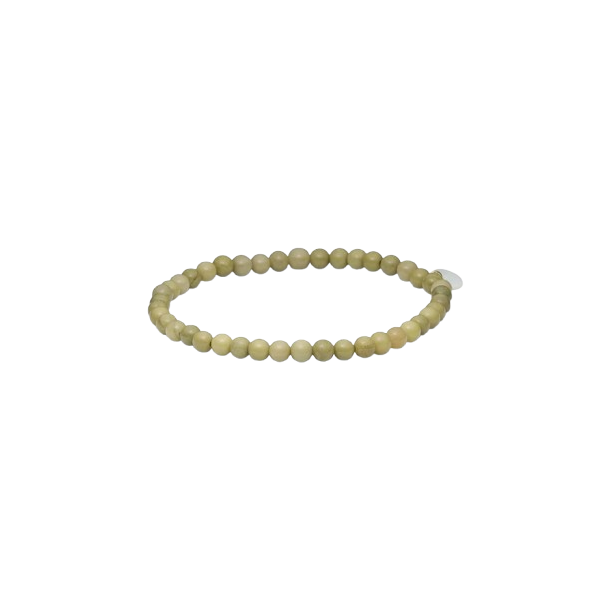 So� - Petite Stretch Armb�nd, Gr�n Alashan Agat (Grounding)