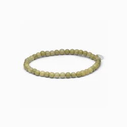 So� - Petite Stretch Armb�nd, Gr�n Alashan Agat (Grounding)