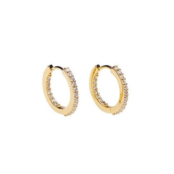 Pico - Rainy Medium Hoops, Clear