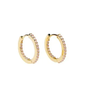 Pico - Rainy Medium Hoops, Powder Opac