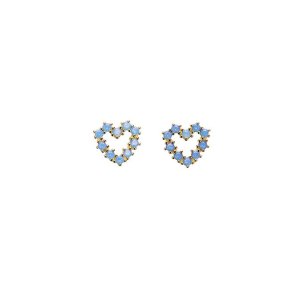 Pico - Cur Crystal Stud, Light Blue 