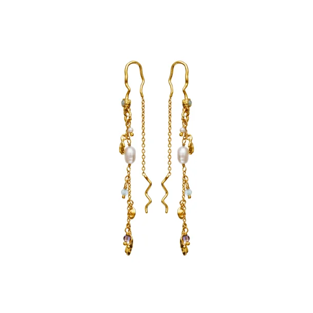 Maanesten - Poppy �reringe, Forgyldt