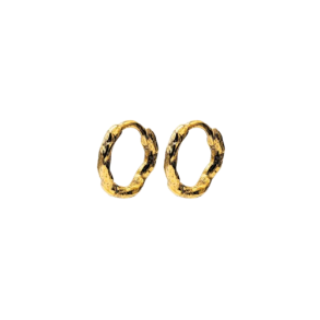 Smykish - Organic Hoop �rering, Forgyldt
