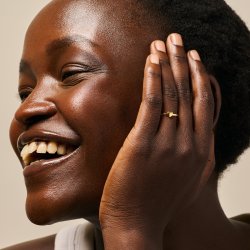 Enamel - Amore Ring, Forgyldt