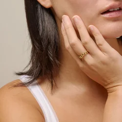 Enamel - Nara Ring, Forgyldt