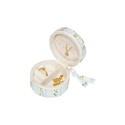 Maanesten - Round Jewelry Box Small, Garden Magic Ivory