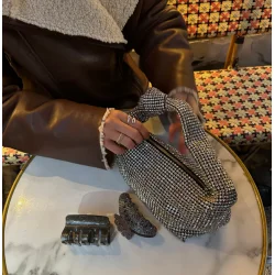 Sui Ava - Silvermoon Crystal Bag, S�lv