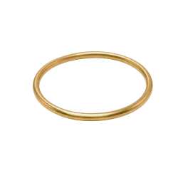 Jane K�nig - Simple Bangle, Forgyldt