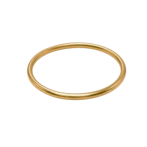 Jane K�nig - Simple Bangle, Forgyldt
