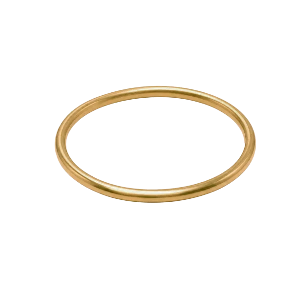 Jane K�nig - Simple Bangle, Forgyldt