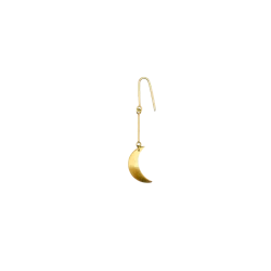 Jane K�nig - Small Half Moon �rering, Forgyldt