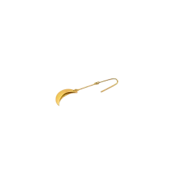 Jane K�nig - Small Half Moon �rering, Forgyldt