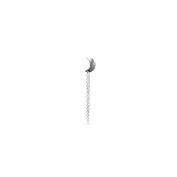 Jane K�nig - Single Half Moon Chain �restik, Fors�lvet