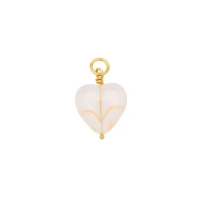 Pico - French Grande Heart Vedhng, White