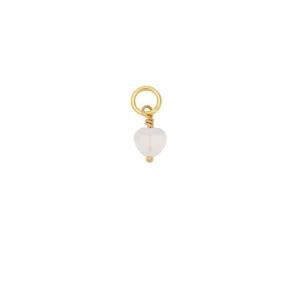 Pico - French Mini Heart Vedh�ng, Opal