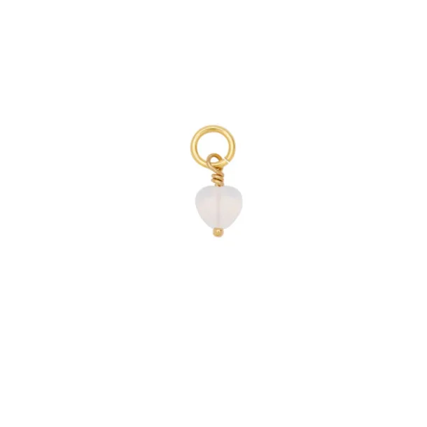Pico - French Mini Heart Vedh�ng, Opal