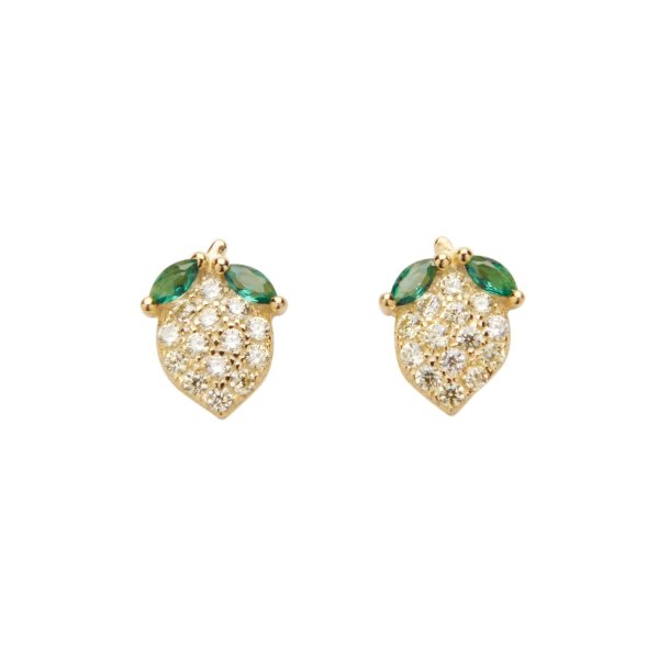 Pico - Lemon Crystal Stud