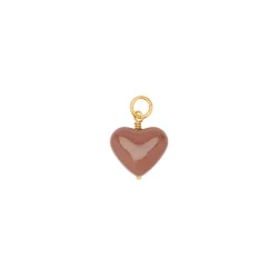 Pico - Amore Hjerte Vedh�ng, Caramel