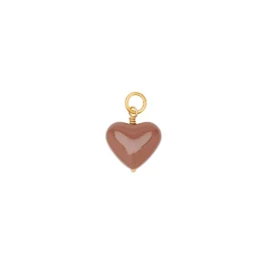 Pico - Amore Hjerte Vedh�ng, Caramel