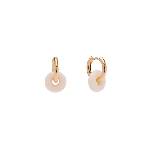 Pico - Bianca Hoops �reringe, Ivory