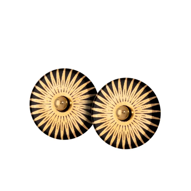 Scherning - Splash restikker, Black/Gold