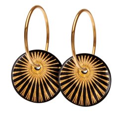 Scherning - Splash reringe, Black/Gold