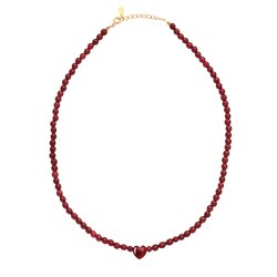 Maanesten - Sienna Heart Halsk�de, Forgyldt