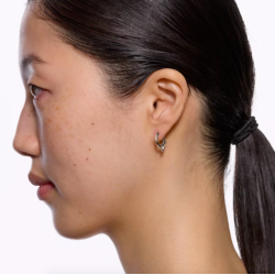 Maria Black - Ramen Sho Huggie rering, slv