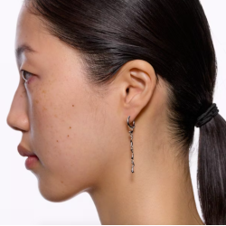 Maria Black - Ramen Dai Huggie rering, slv